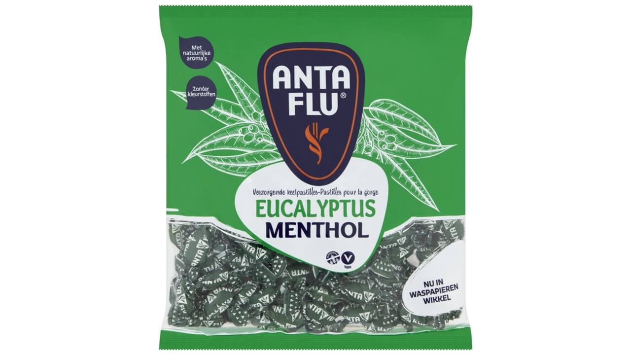 Keelpastilles Anta Flu eucalyptus zak 1 kilogram