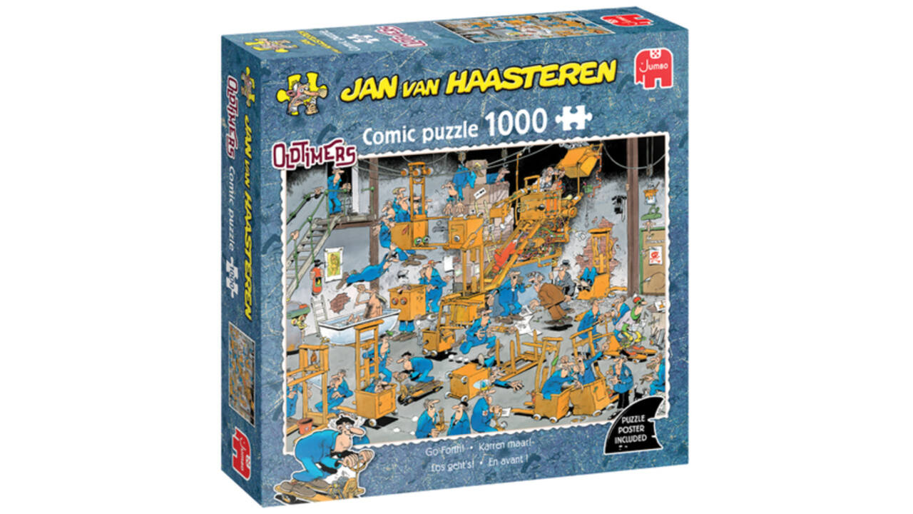 Puzzel JvH Oldtimer Karren maar! 1000st