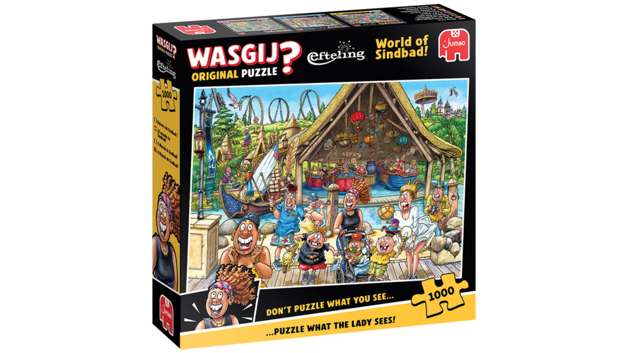 Puzzel Wasgij Efteling Wereld van Sinbad 1000st