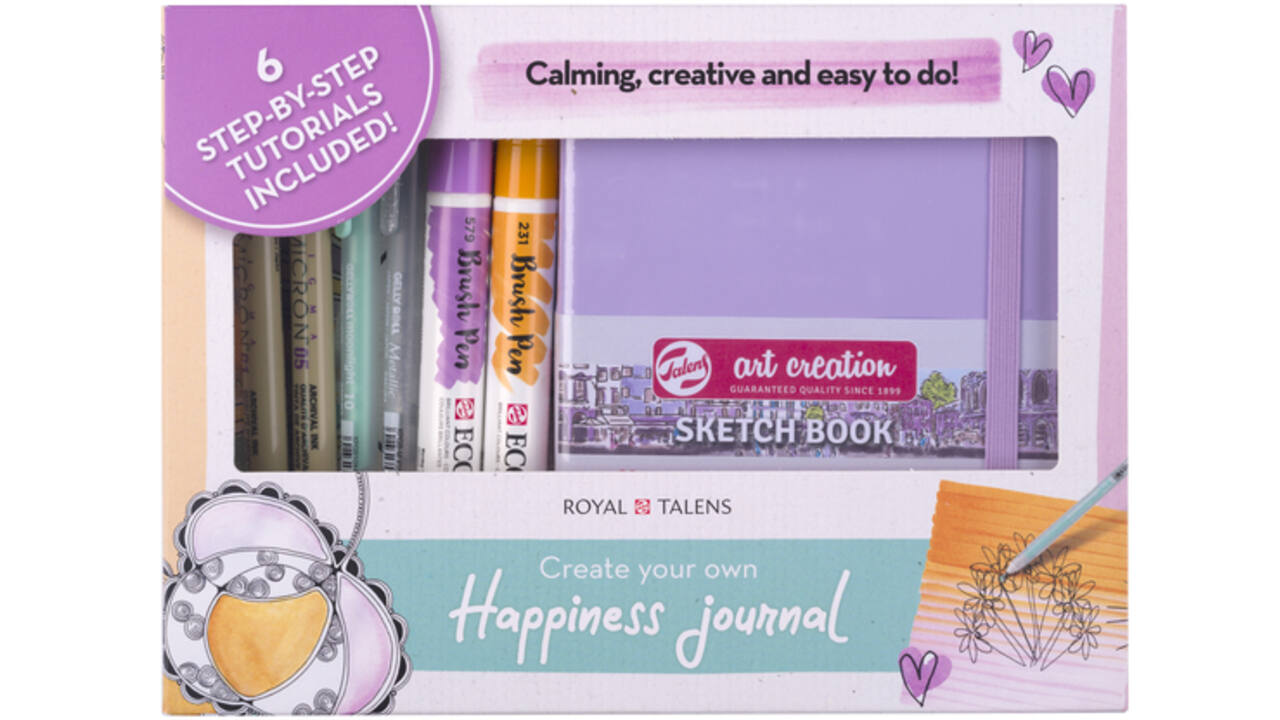 Happiness Journal Set Royal Talens 8-delig