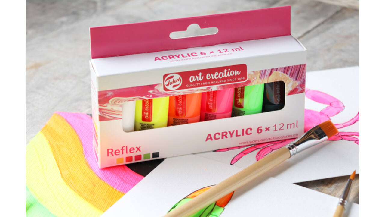 Acrylverf Talens Art Creation set à 6 reflexkleuren