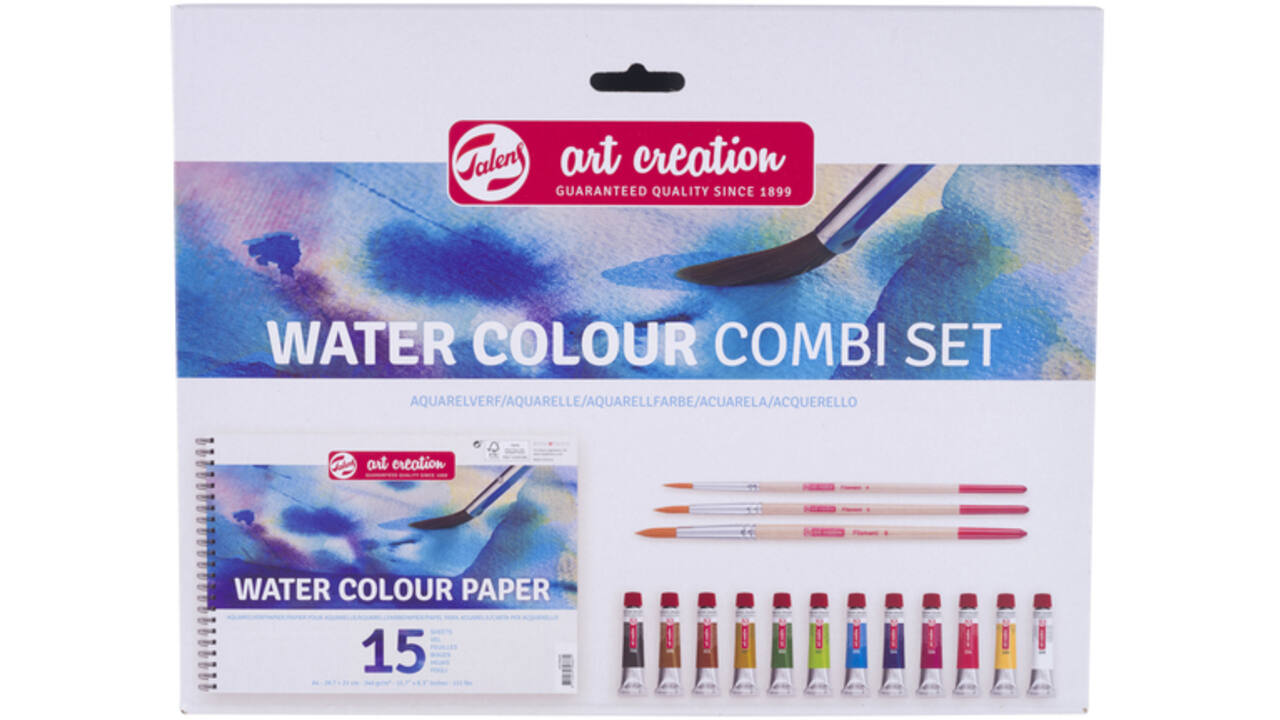 Schilderset Talens Art Creation aquarel à 16-delig blauw