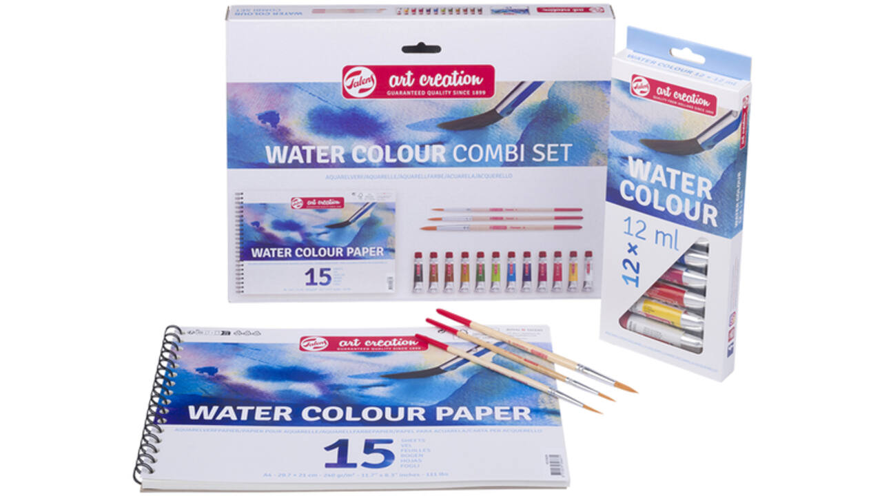 Schilderset Talens Art Creation aquarel à 16-delig blauw