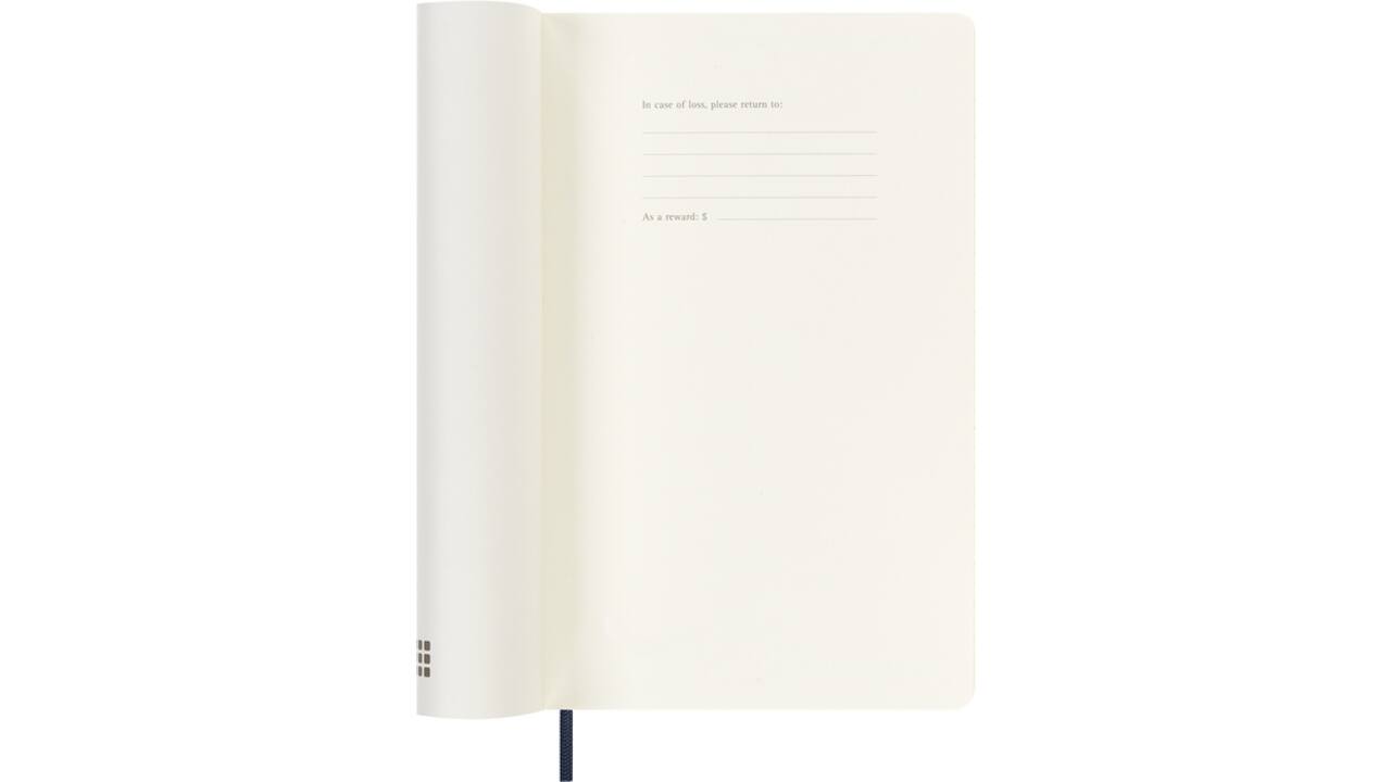 Agenda 2025/2026 Moleskine 18M Planner Weekly 7dagen/1pagina large sc sapphire blue
