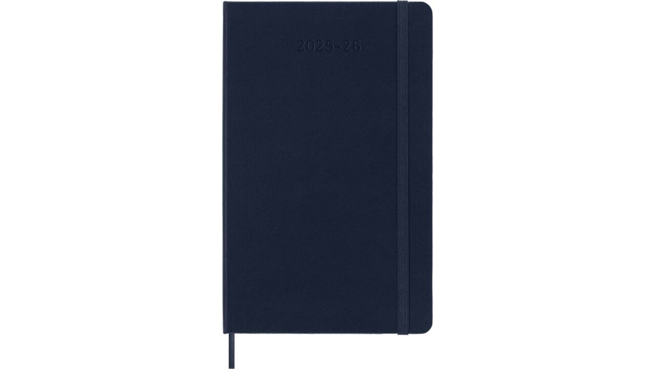 Agenda 2025/2026 Moleskine 18M Planner Weekly 7dagen/1pagina large hc sapphire blue