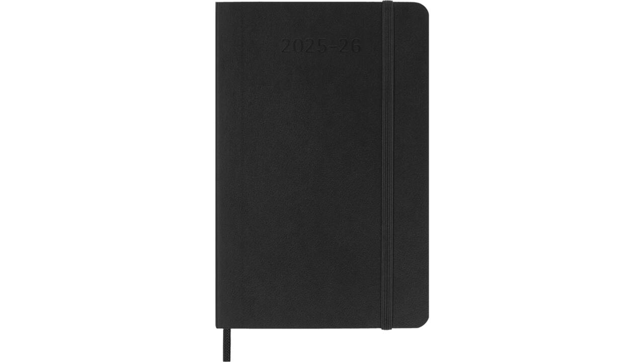 Agenda 2025/2026 Moleskine 18M Planner Weekly 7dagen/1pagina pocket sc black