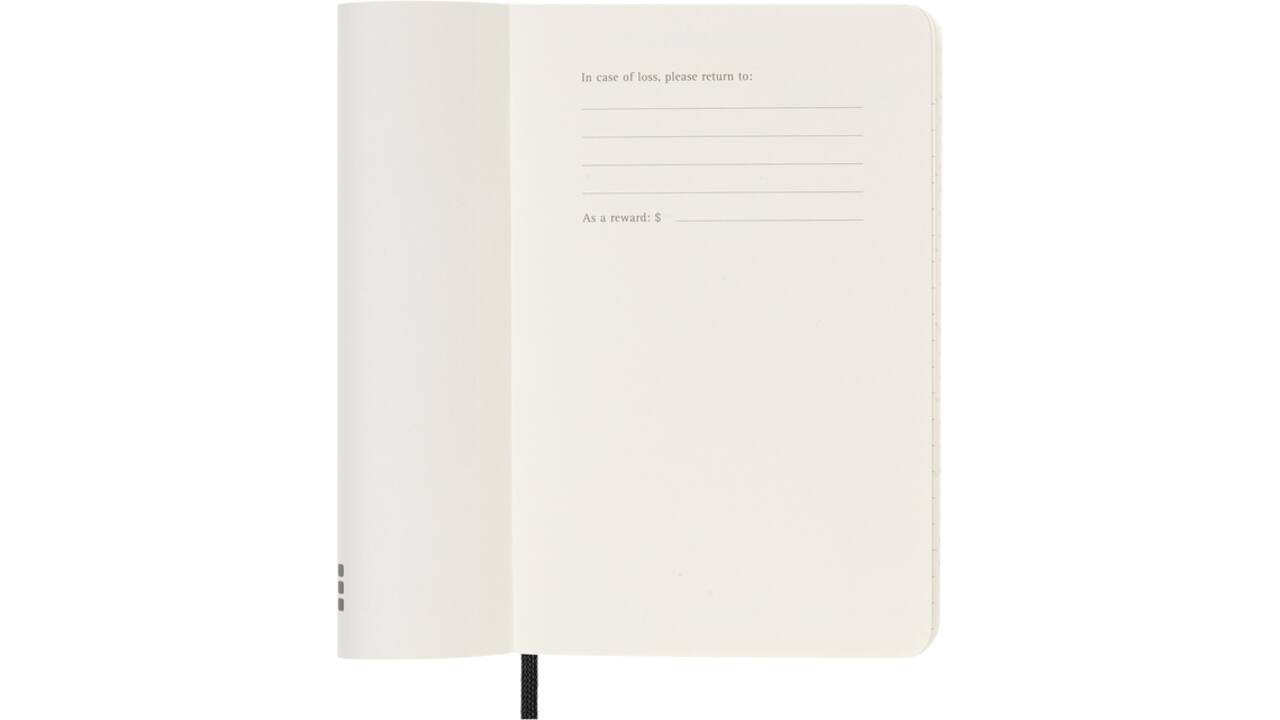 Agenda 2025/2026 Moleskine 18M Planner Weekly 7dagen/1pagina pocket sc black