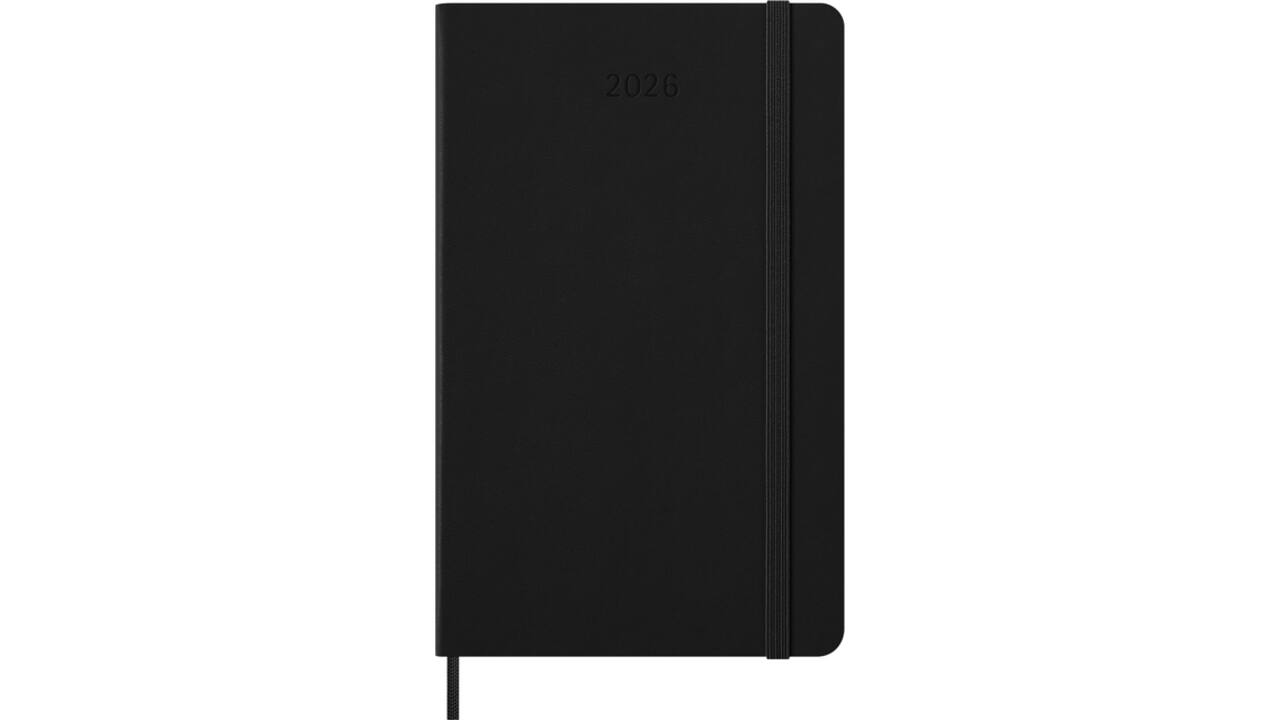 Agenda 2026 Moleskine 12M Planner Weekly 7dagen/2pagina's large hc black