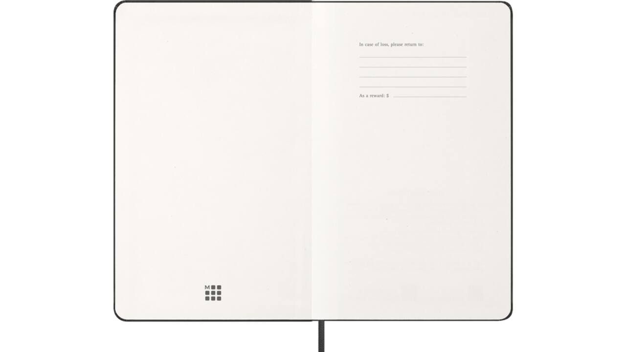 Agenda 2026 Moleskine 12M Planner Weekly 7dagen/2pagina's large hc black