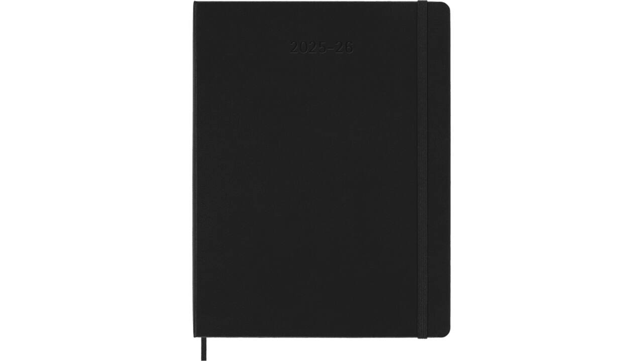 Agenda 2025/2026 Moleskine 18M Planner Weekly 7dagen/1pagina XL hc black