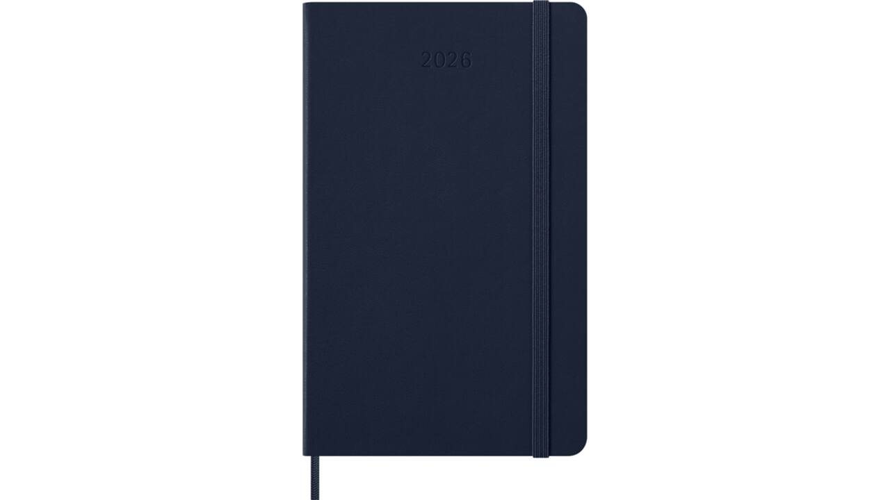 Agenda 2026 Moleskine 12M Planner Weekly 7dagen/1pagina large hc sapphire blue