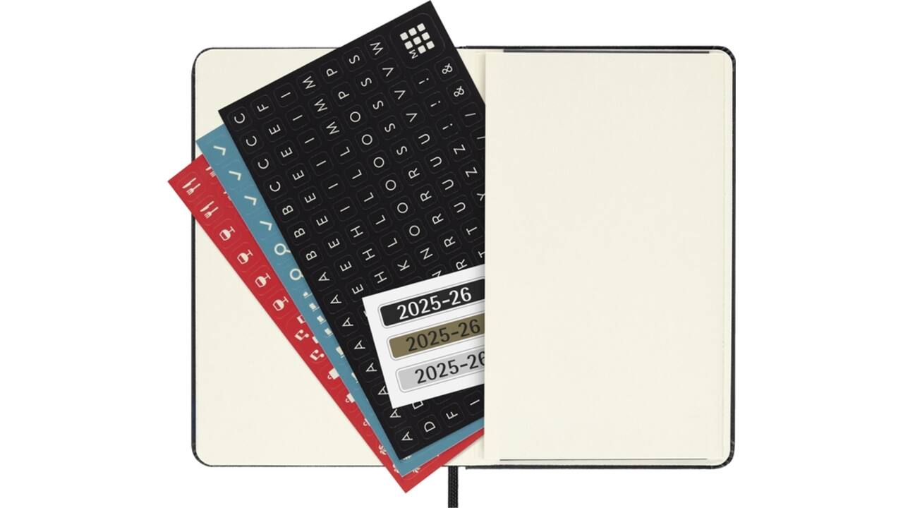 Agenda 2025/2026 Moleskine 18M Planner Weekly 7dagen/1pagina pocket hc black