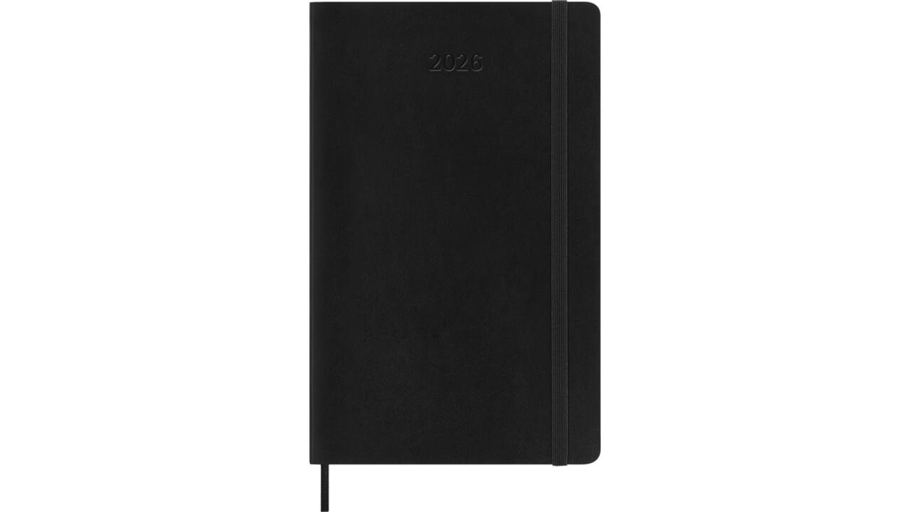Agenda 2026 Moleskine 12M Planner Weekly 7dagen/1pagina large sc black