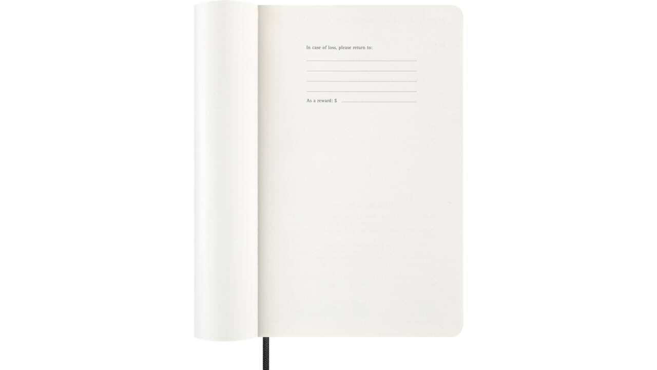 Agenda 2026 Moleskine 12M Planner Weekly 7dagen/1pagina large sc black