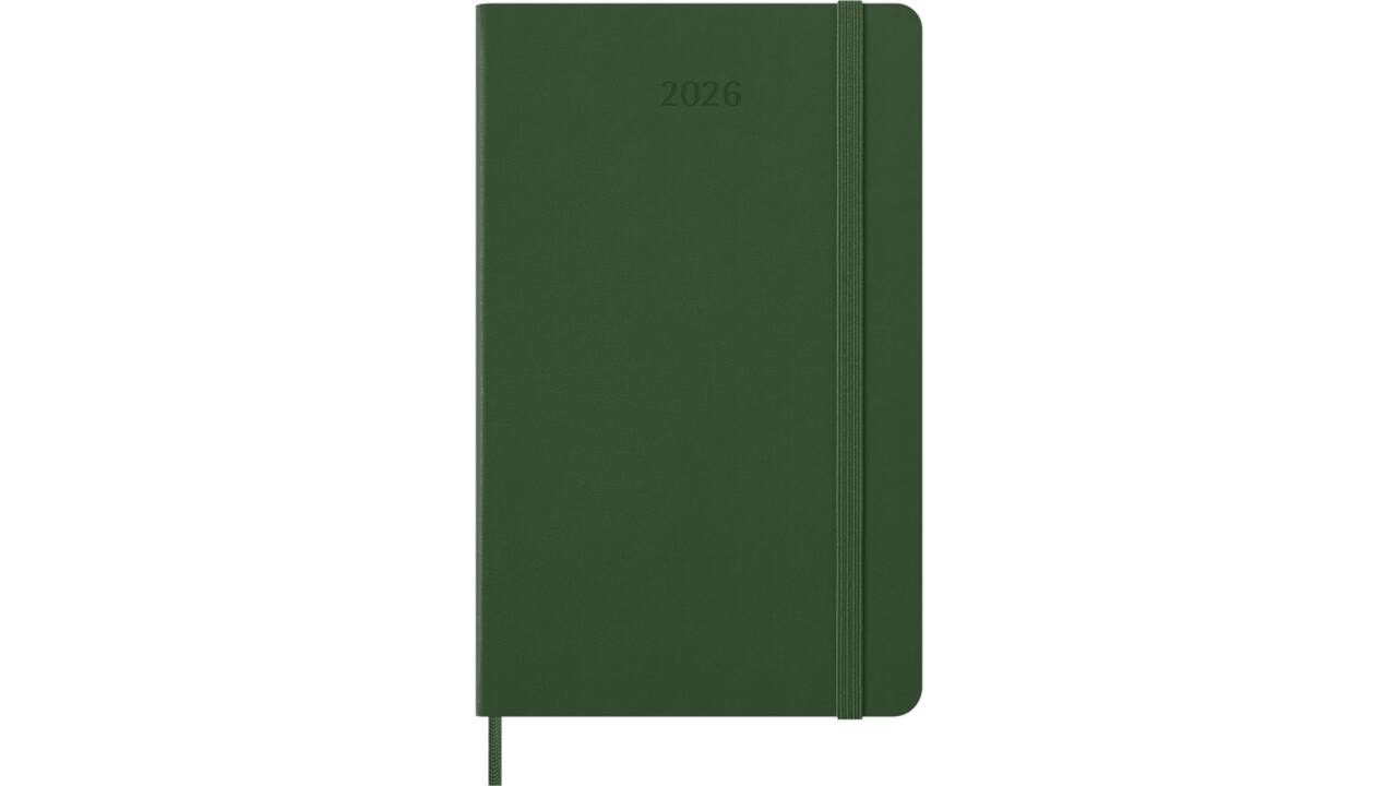 Agenda 2026 Moleskine 12M Planner Weekly 7dagen/1pagina large hc myrtle green