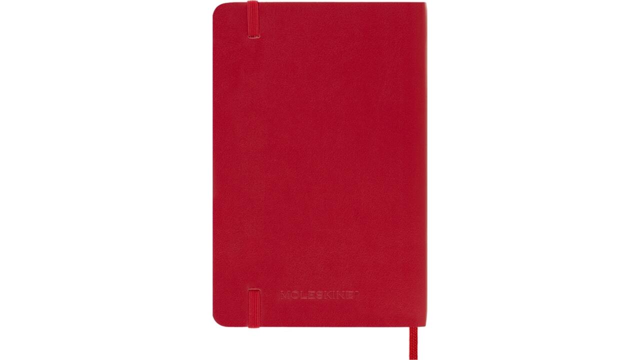 Agenda 2026 Moleskine 12M Planner Weekly 7dagen/1pagina pocket sc scarlet red