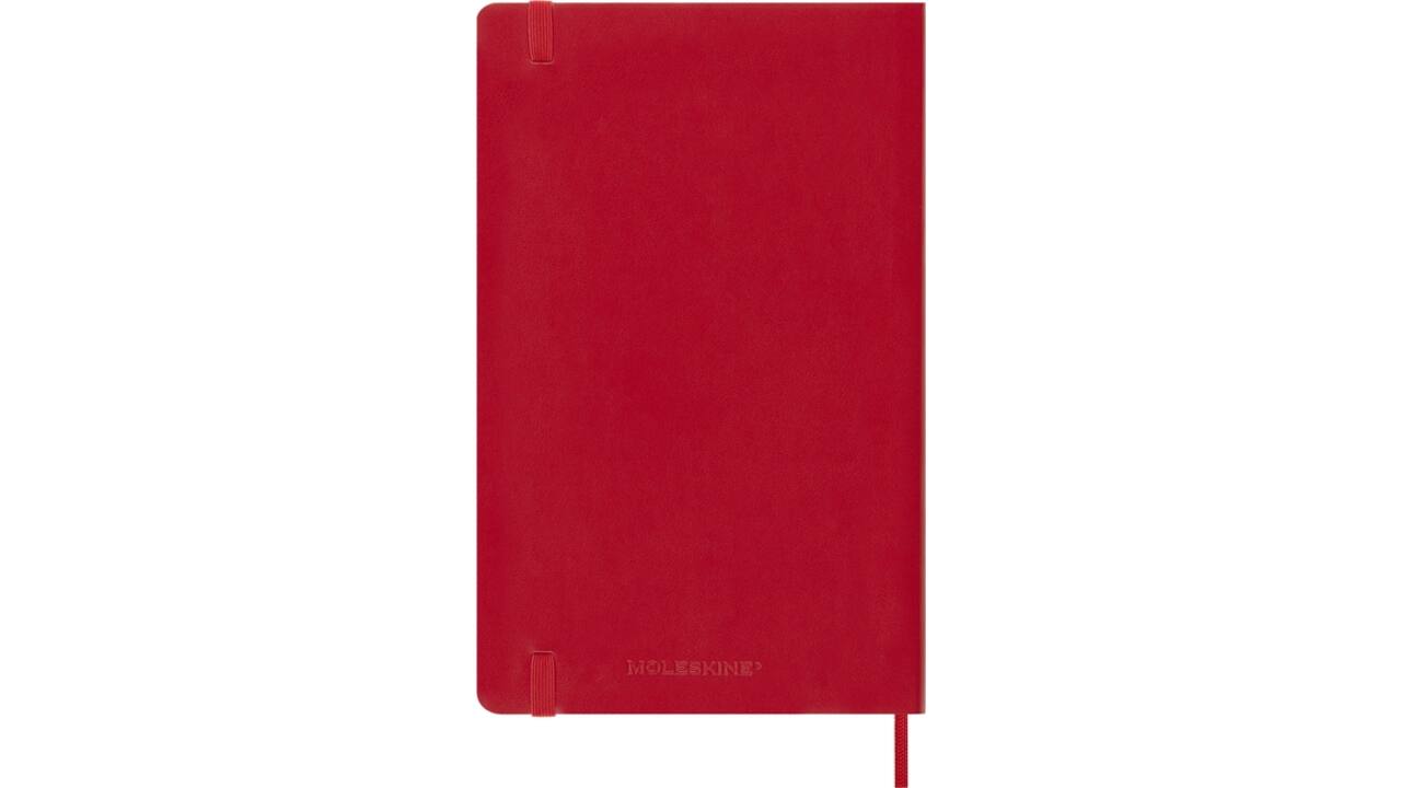 Agenda 2026 Moleskine 12M Planner Weekly 7dagen/1pagina large sc scarlet red