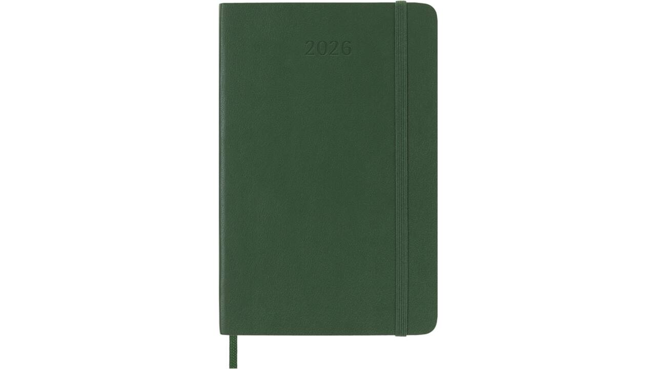 Agenda 2026 Moleskine 12M Planner Weekly 7dagen/1pagina pocket sc myrtle green