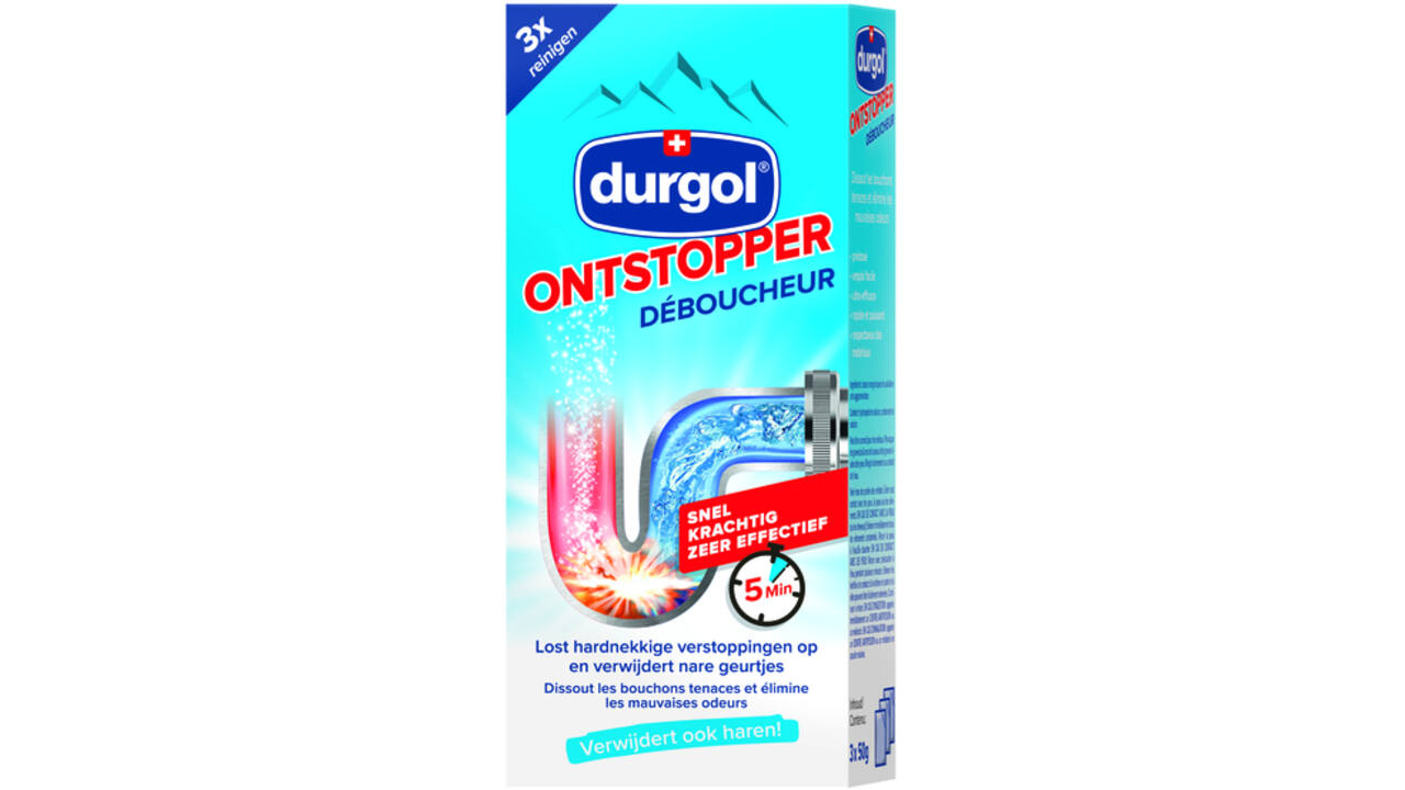 Afvoerontstopper Durgol poeder 50 gram