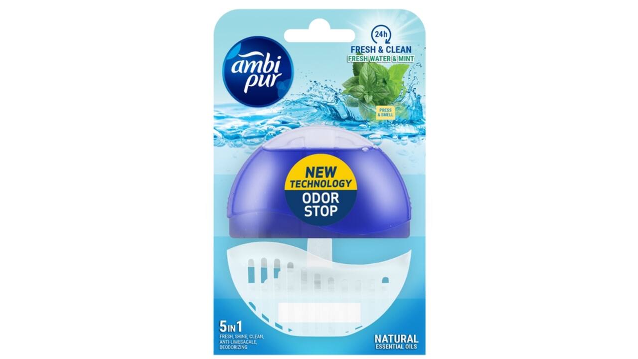 Toiletblok Starterkit Ambi Pur Fresh Water & Mint 55ml