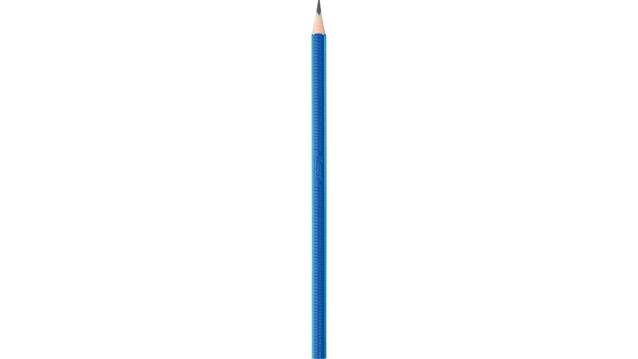 Grafietpotlood Maped Kidy Learn Concentration met kauwtopper set à 2 stuks blauw
