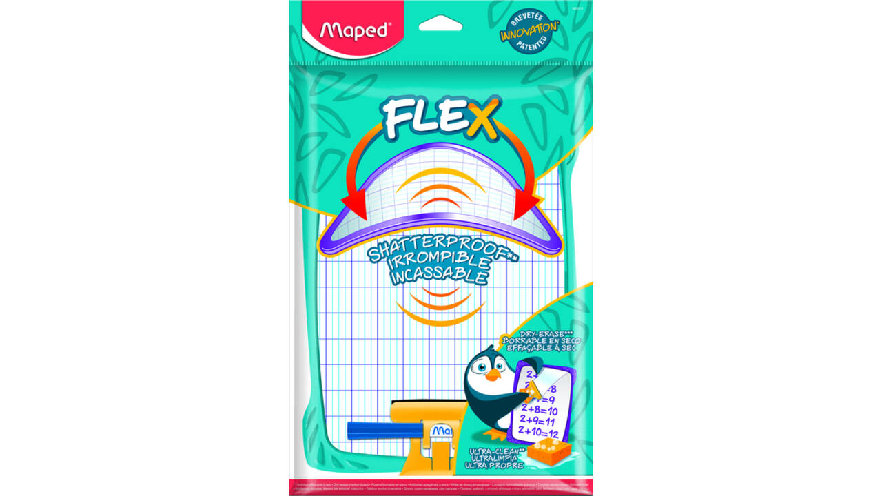 Whiteboard Maped Flex onbreekbaar assorti