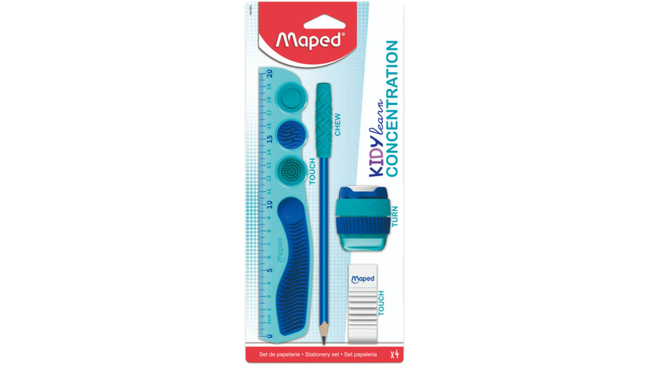 Tekenset Maped Kidy Learn Concentration set à 4-delig assorti
