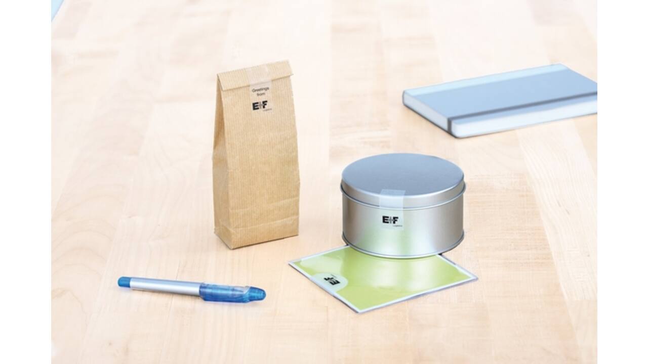 Etiket HERMA 4236 rond 40mm transparant 600 etiketten