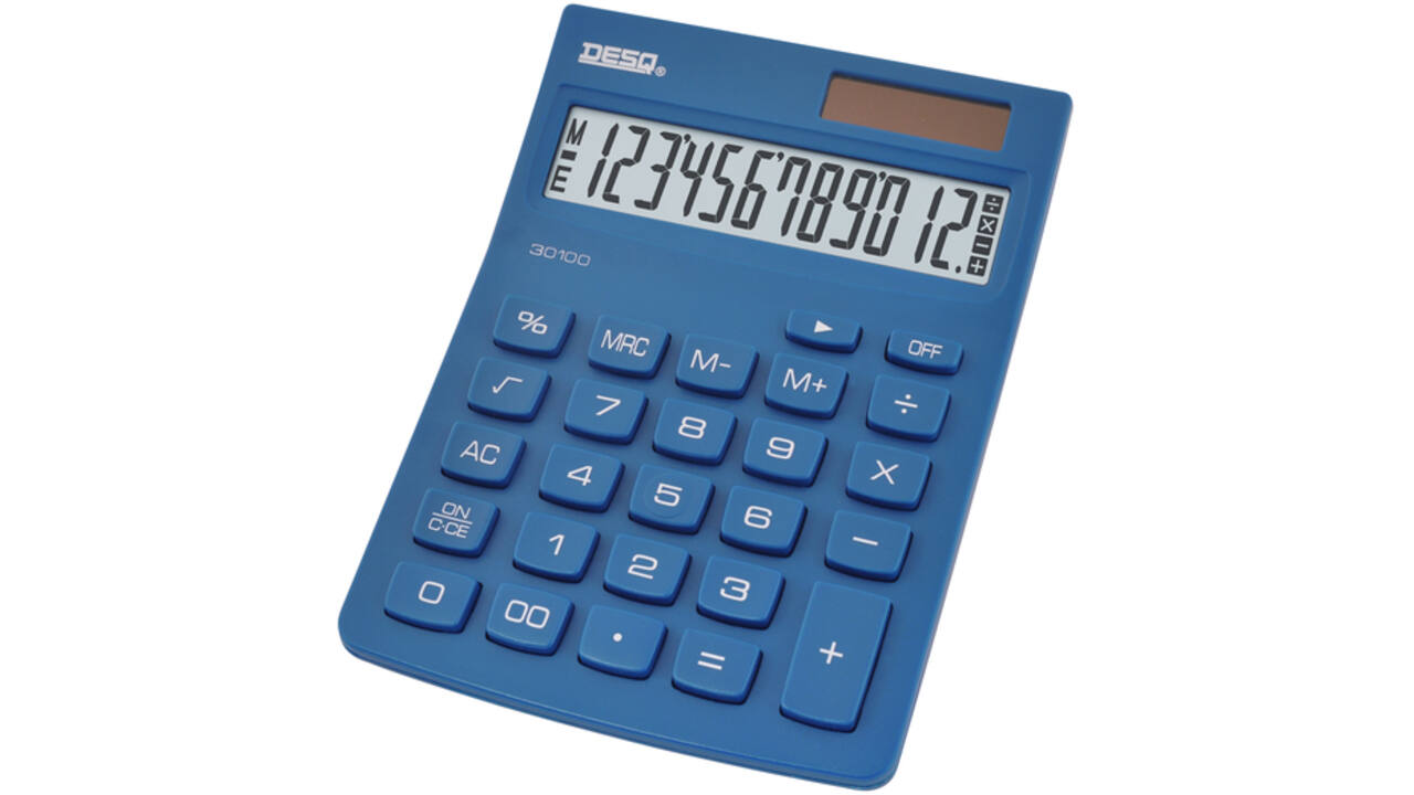 Rekenmachine Desq Compact navy