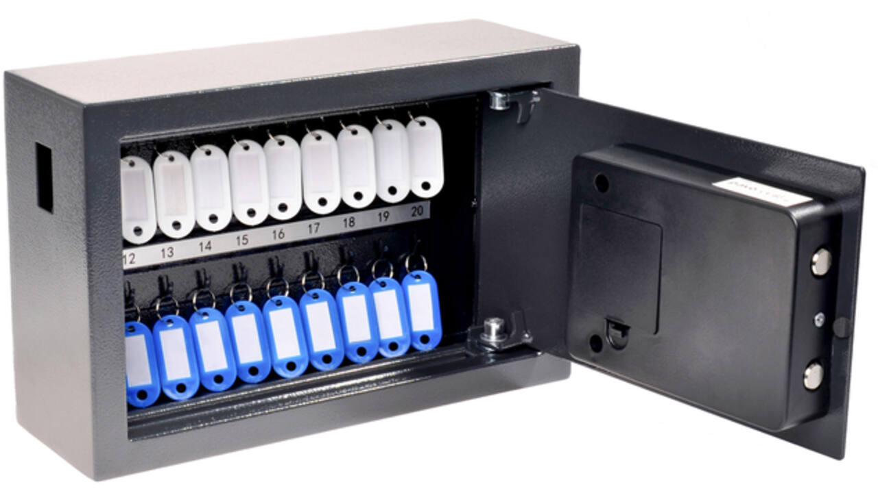 Sleutelkast Pavo High security advanced 20 haken 200x310x100mm