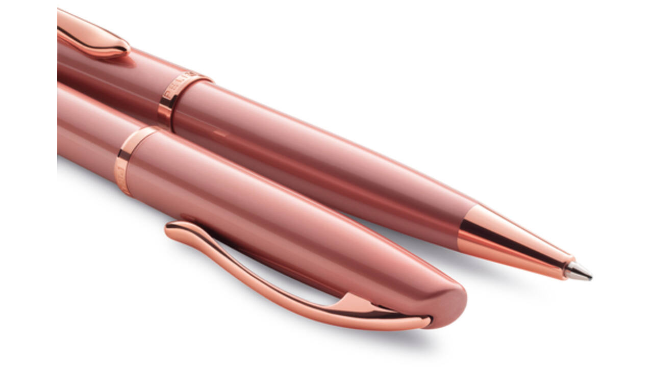 Schrijfset Pelikan Jazz Noble Elegance K36+P36 medium rose