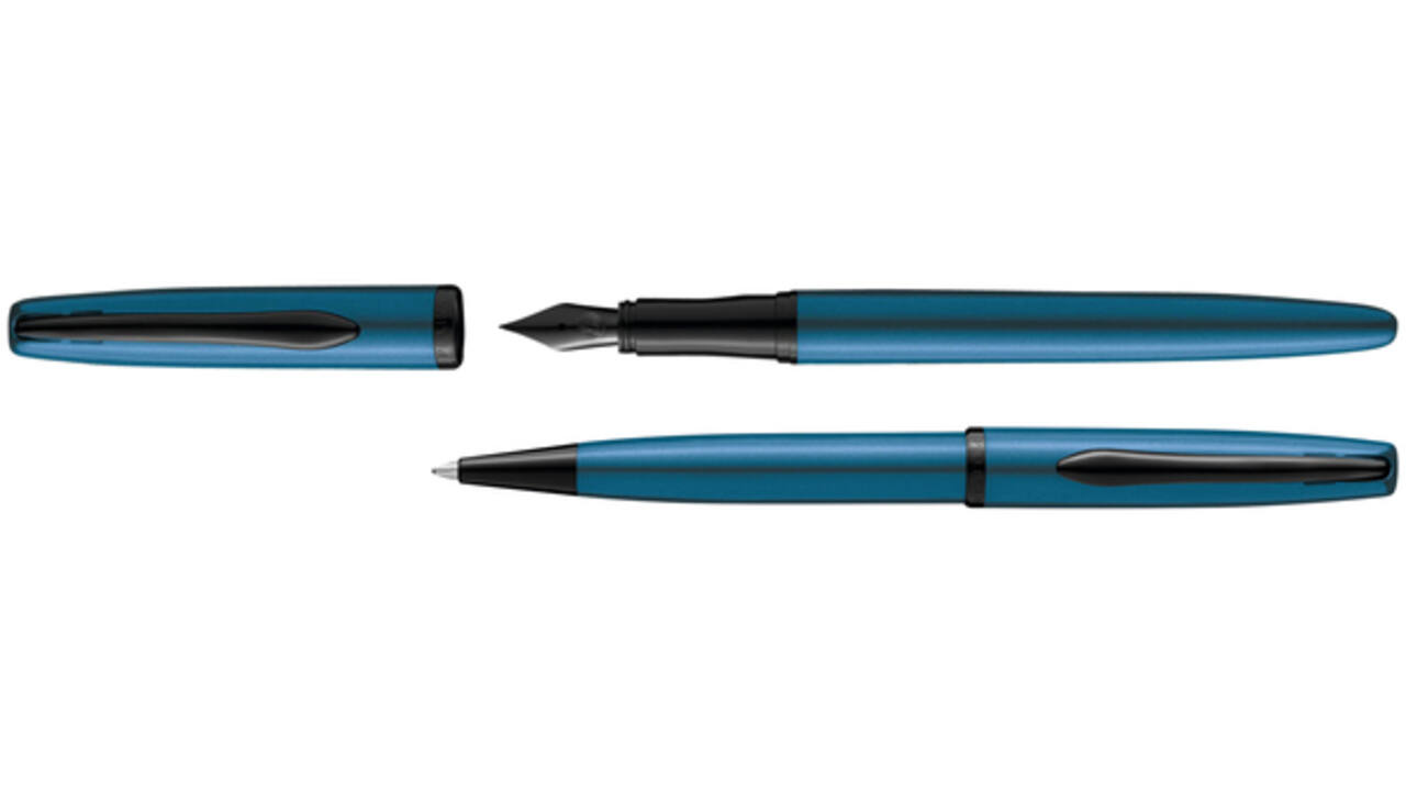 Schrijfset Pelikan Jazz Noble Elegance K36+P36 medium aquamarine