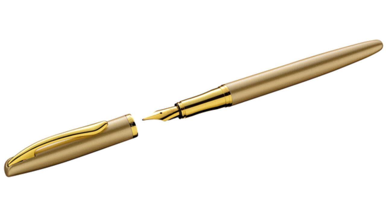 Schrijfset Pelikan Jazz Noble Elegance K36+P36 medium gold