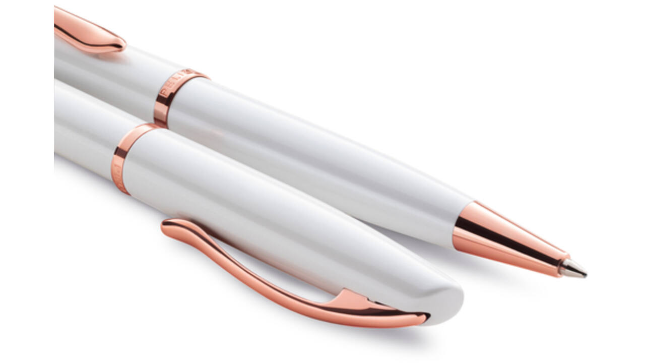 Schrijfset Pelikan Jazz Noble Elegance K36+P36 medium pearl