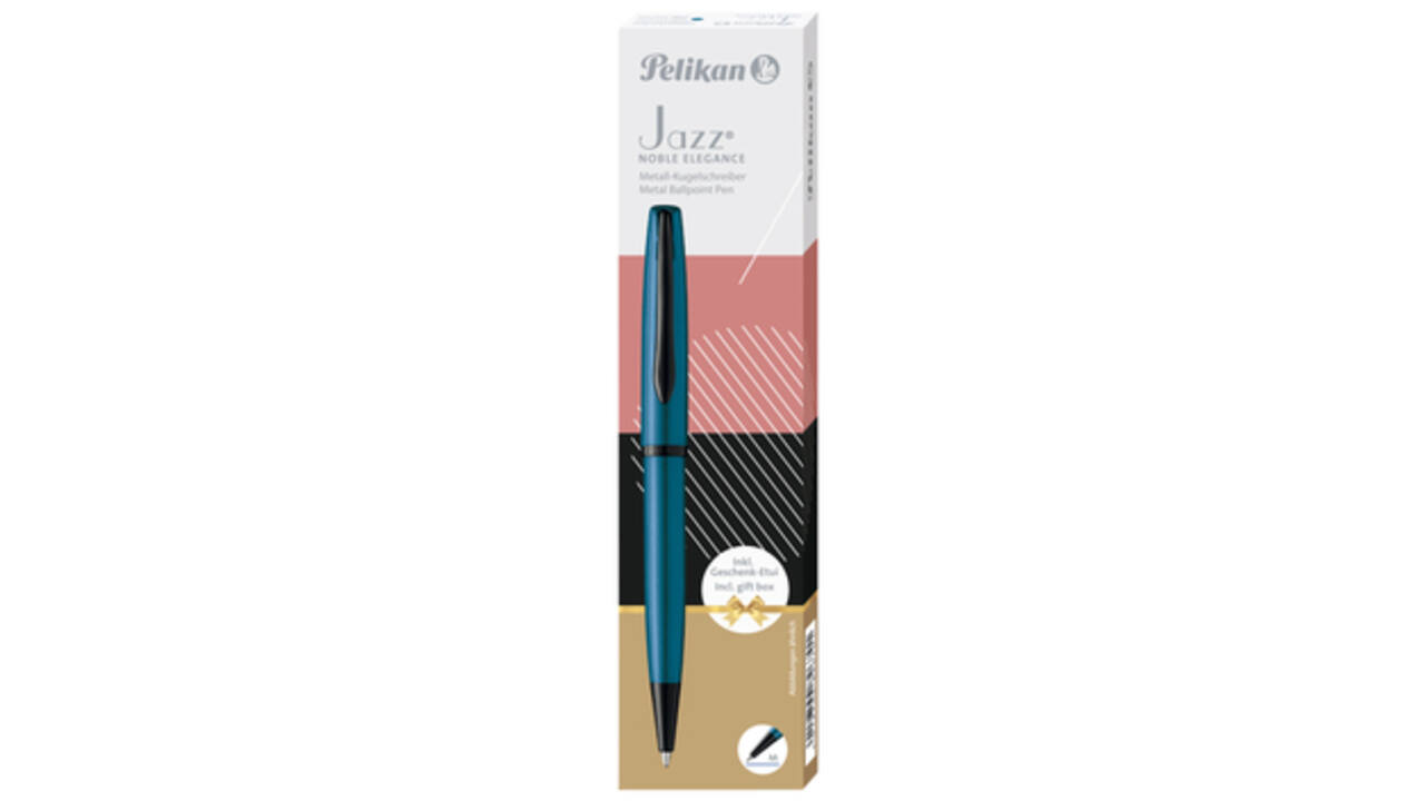 Balpen Pelikan Jazz Noble Elegance K36 medium aquamarine