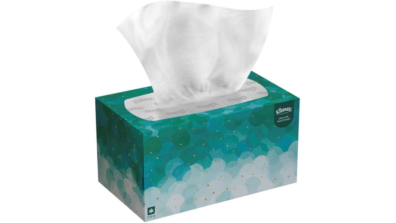 Handdoek Kleenex Ultra Pop-up Box 1-laags 226x254mm 70 vel wit 6088