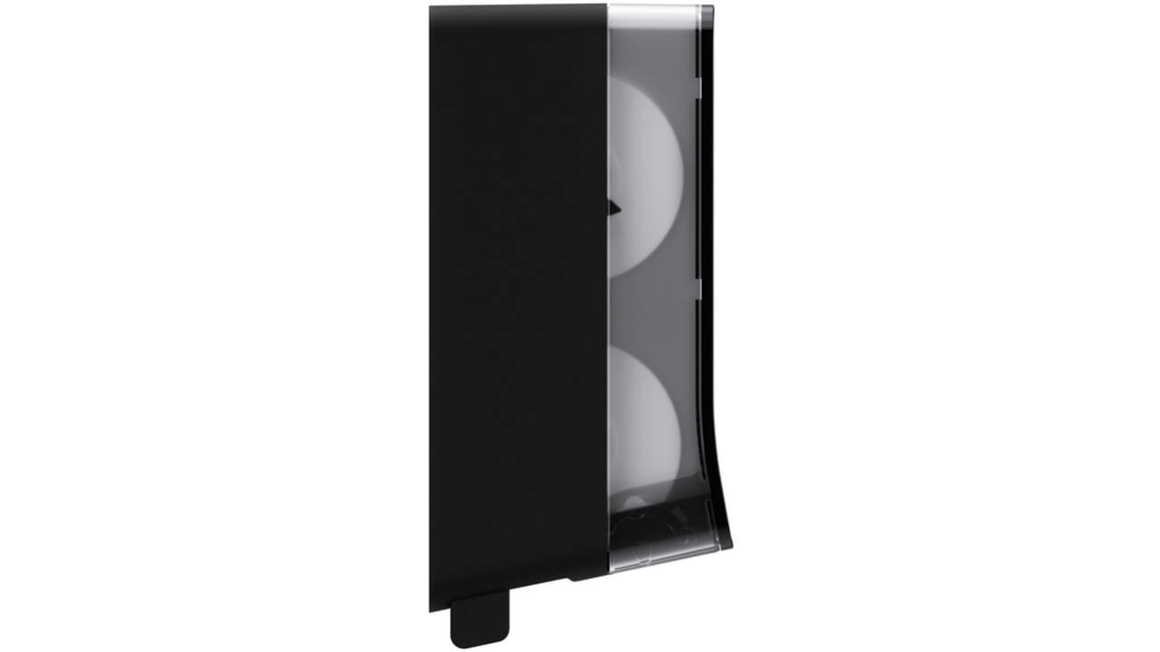 Toiletpapierdispenser Satino JT3 Hyginity systeemrol duo zwart 333423