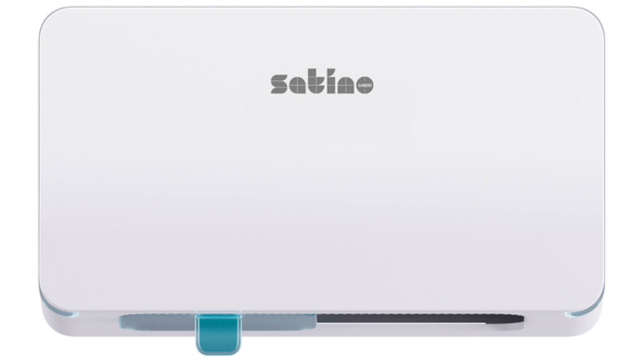Toiletpapierdispenser Satino MT1 Hyginity duo wit 333426