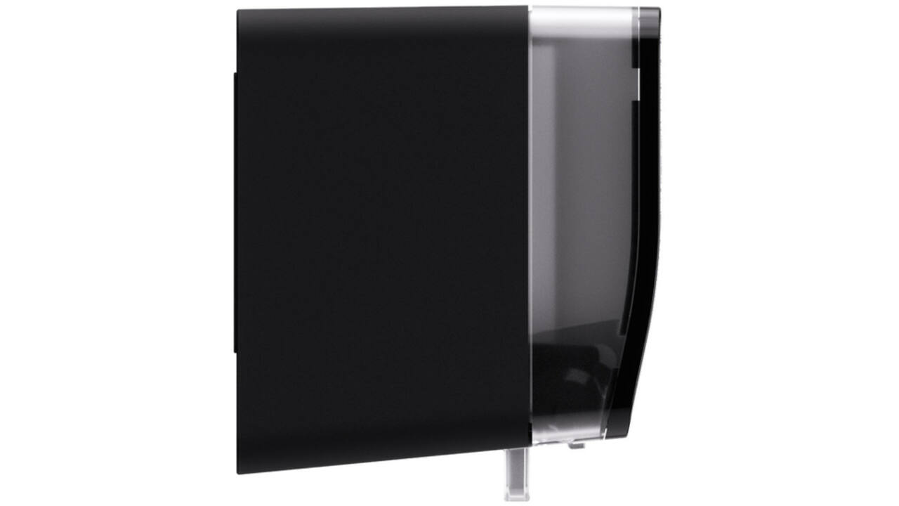 Toiletpapierdispenser Satino MT1 Hyginity duo zwart 333427