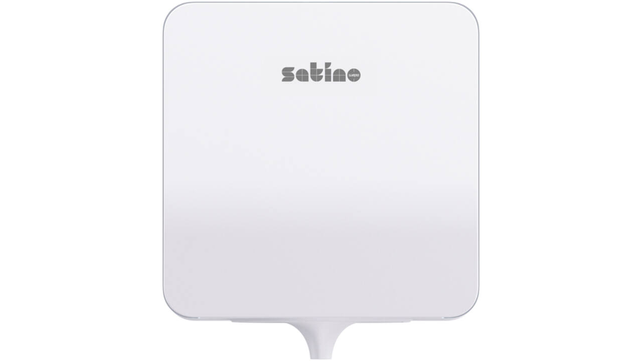 Poetspapierdispenser Satino CF1 Hyginity Plus medium wit 333416