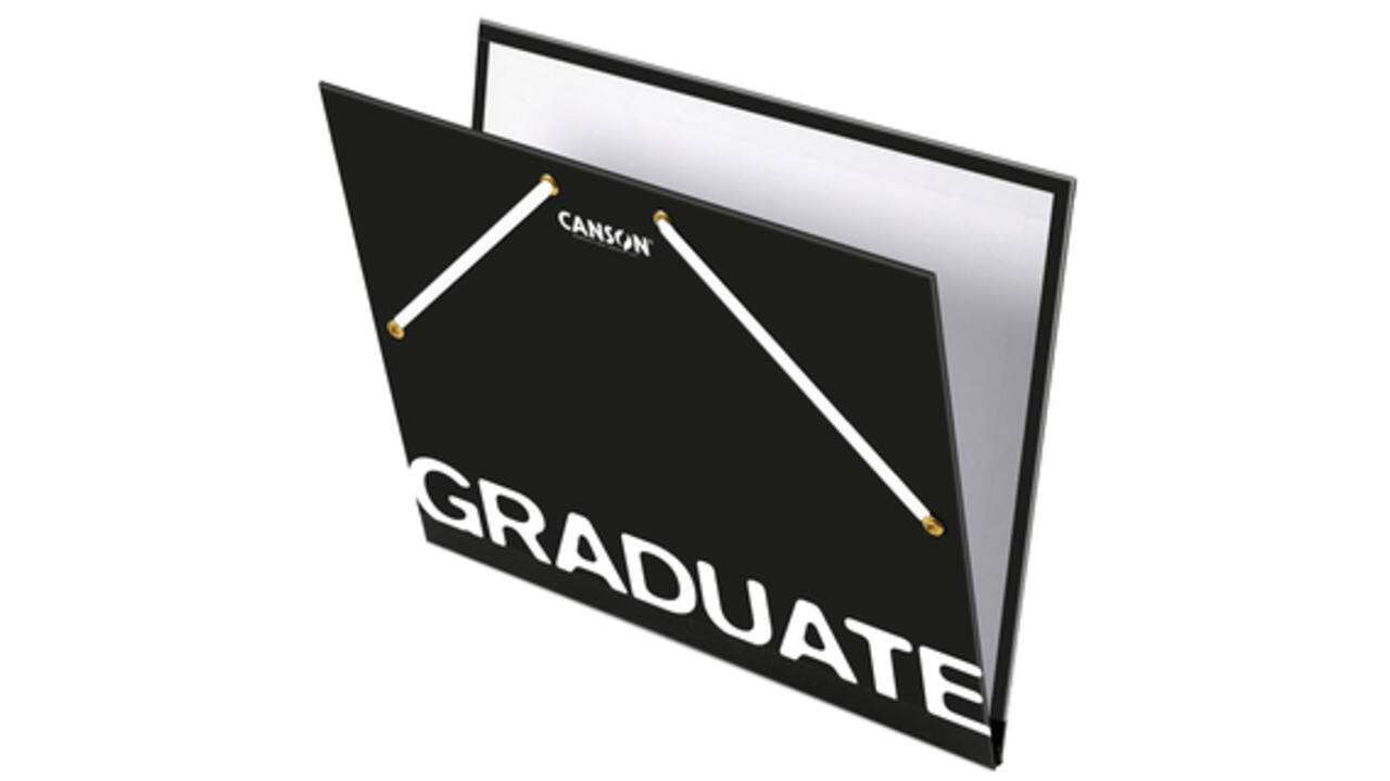 Tekenmap Canson Graduate elastieksluiting 260x330mm zwart