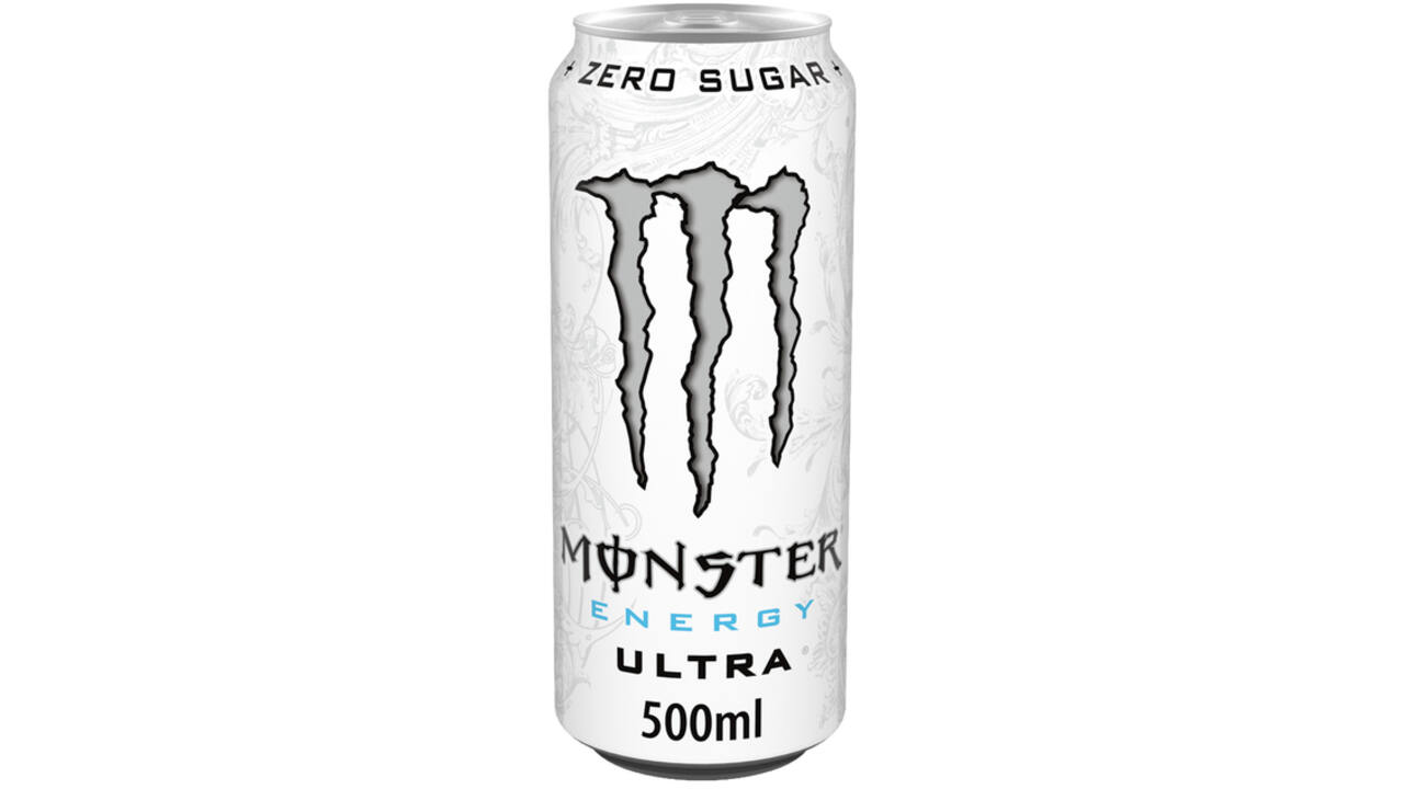 Energiedrank Monster ultra suikervrij blik 500ml