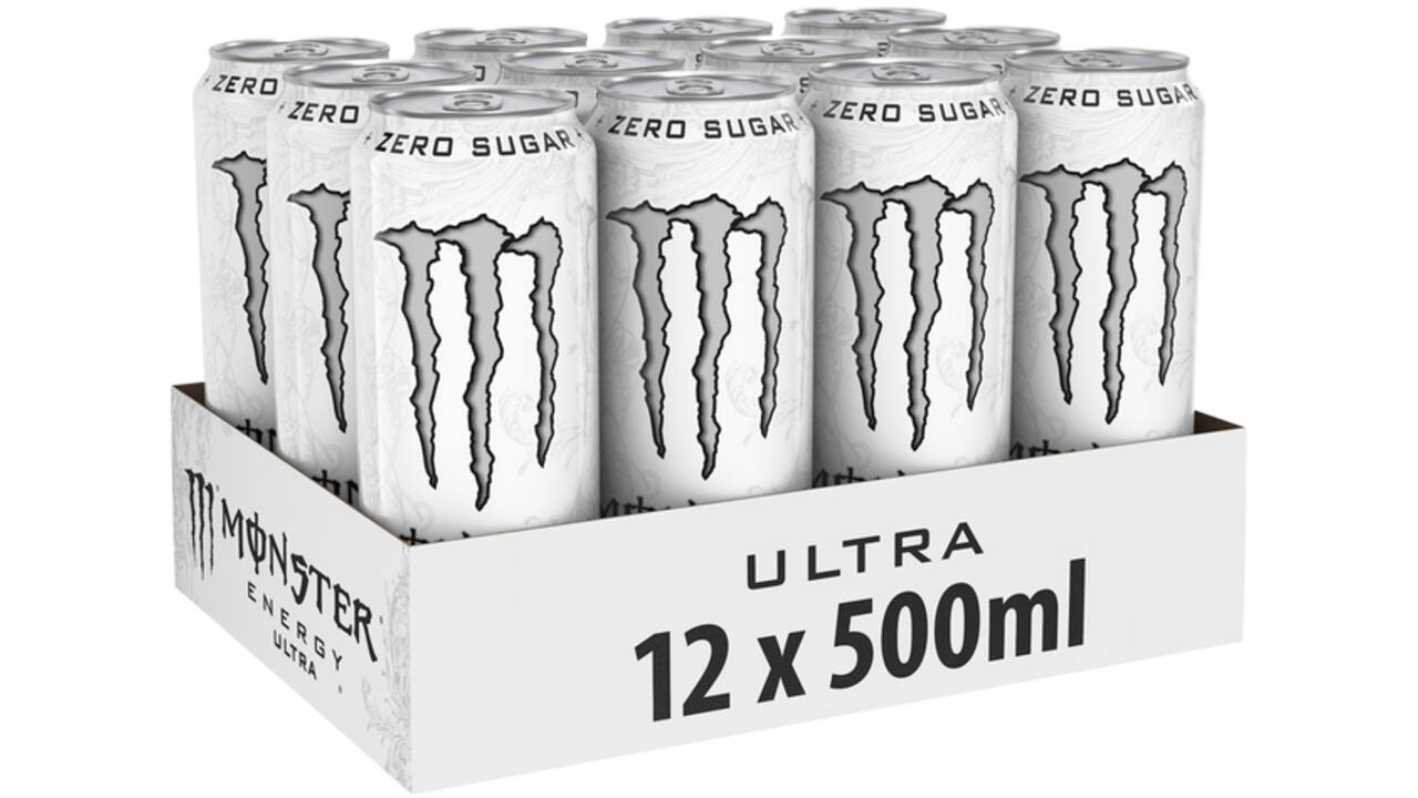 Energiedrank Monster ultra suikervrij blik 500ml