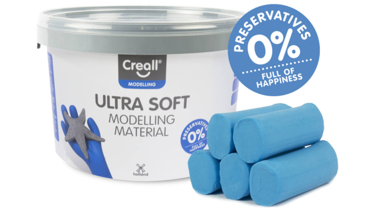 Klei Creall Play-it Ultra Soft helder blauw 1100 gram