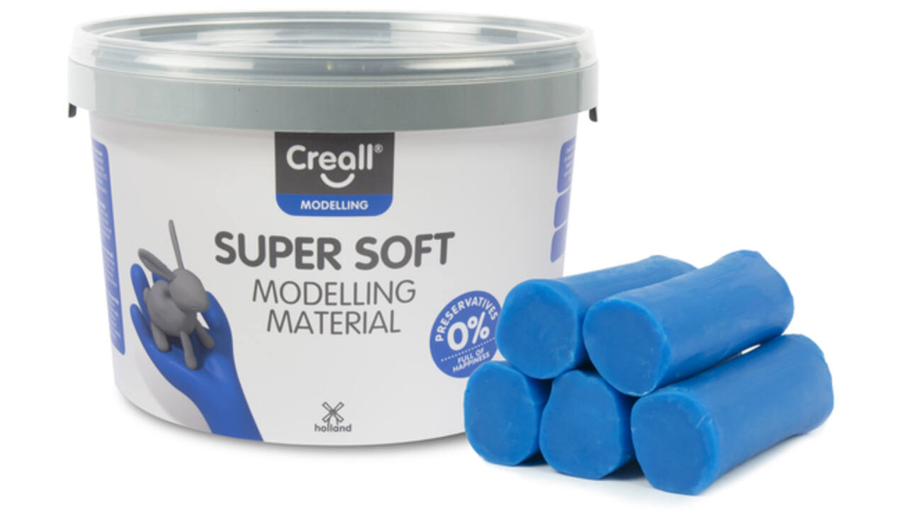 Klei Creall supersoft blauw 1750gram