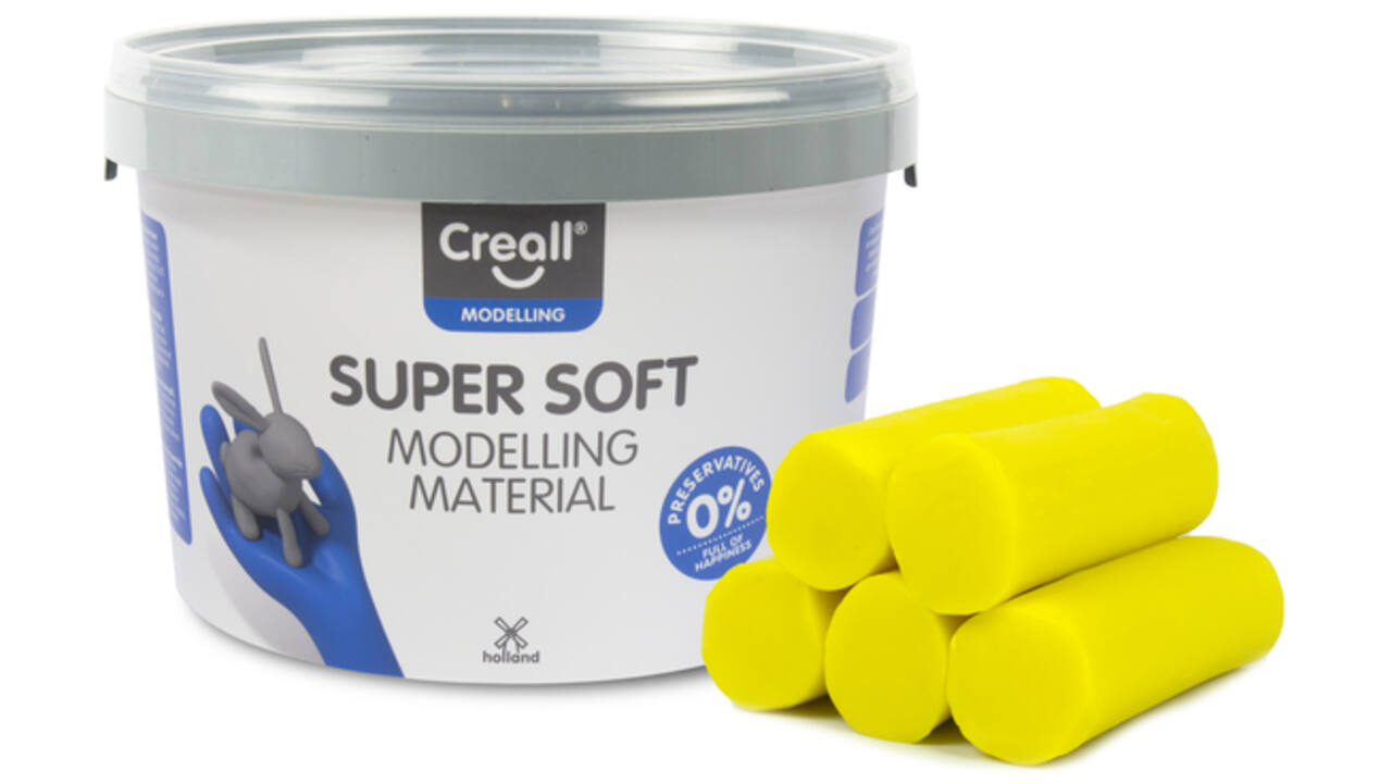 Klei Creall supersoft geel 1750gram