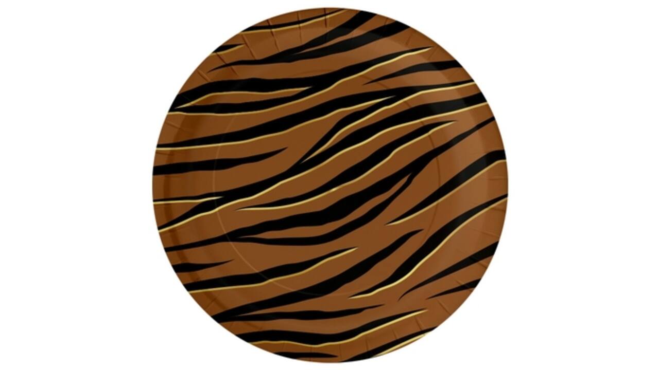 Plates Tiger Safari