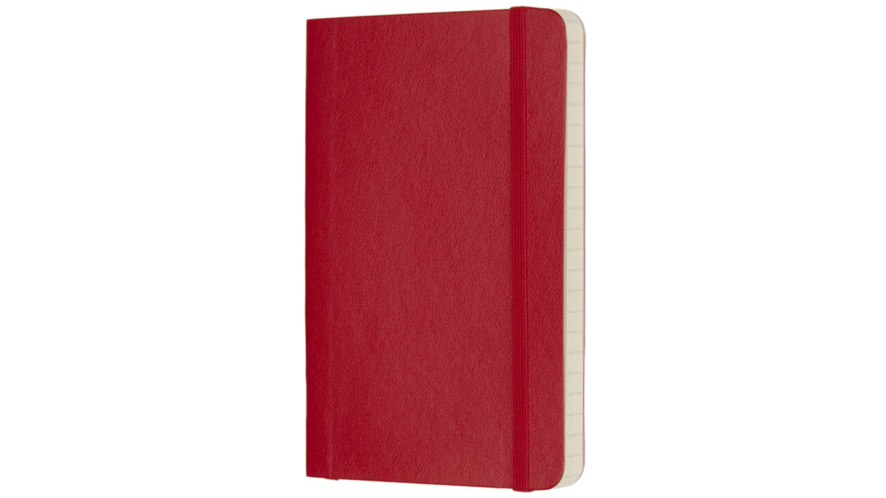 notitieboek A6 Moleskine SC rood
