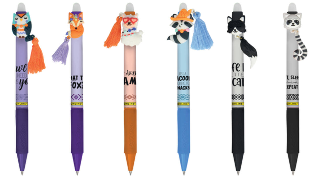 Gelschrijver Online Magixx Fun Charm 0.7mm assorti