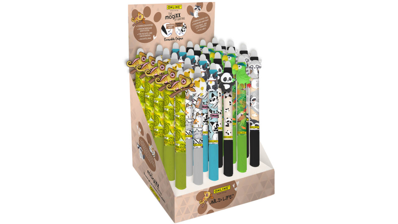 Gelschrijver Online Magixx Fun Wild Life 0.7mm assorti